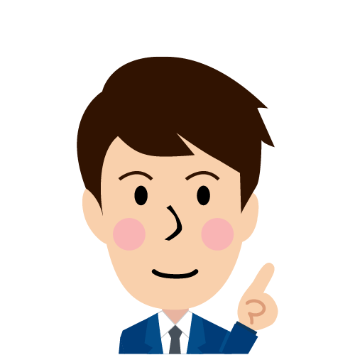 説明する会社員