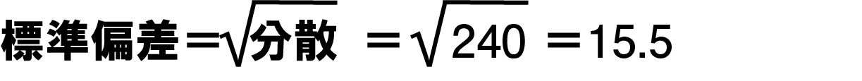 標準偏差（具体）